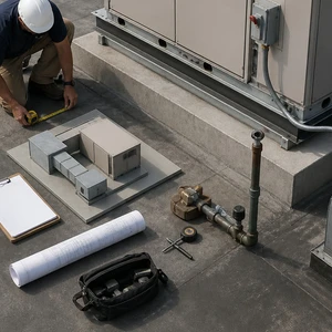 Commercial Packaged HVAC Installation