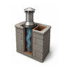 A Flue Sized for Two Appliances Keeps One