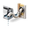 Drain Hoses Lose Their Fall Inside Walls