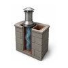 A Flue Sized for Two Appliances Keeps One