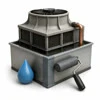 Commercial Cooling Tower Basin Repair